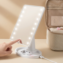 Espelho de Maquiagem com LED Touch Screen e Rotação 360° | Iluminação Profissional para Maquiagem