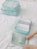 Kit 7 Pecas Bolsa Organizadoras Para Mala Roupas Bagagem Viagem