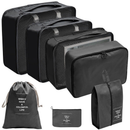 Kit 7 Pecas Bolsa Organizadoras Para Mala Roupas Bagagem Viagem
