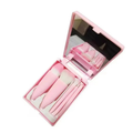 Kit 5 de Pincéis Para Maquiagem Com Espelho Super Sofisticado/Várias Cores Disponíveis