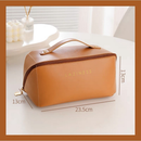 Necessaire Feminino Cosmético De Couro PU De Grande Capacidade Em Alto Qualidade
