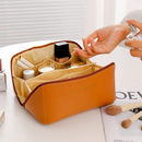 Necessaire Feminino Cosmético De Couro PU De Grande Capacidade Em Alto Qualidade