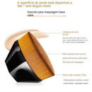 ANA 1108 Pincel Hexágono Adequado Para Base, BB Cream/Blush Em Pó/Maquiagem Facial/Preto