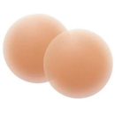 2 Pair Protetor Tapa Redondo de Mamilos Silicone Adesivo Reutilizavel Discreto Bege 2 Pair