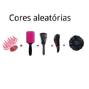 Kit Escova Massageadora+ Escova Raquete+ Escova Polvo+ Escova Magica+ Touca Cetim