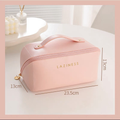 Necessaire Feminino Cosmético De Couro PU De Grande Capacidade Em Alto Qualidade