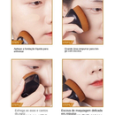 ANA 1108 Pincel Hexágono Adequado Para Base, BB Cream/Blush Em Pó/Maquiagem Facial/Preto