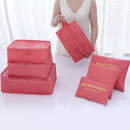 Organizador De Mala De Bagagem Viagem Kit 6 Necessaire Bolsa