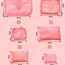 Organizador De Mala De Bagagem Viagem Kit 6 Necessaire Bolsa
