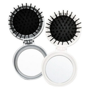 ANA1108 KIT Mini Escova de Cabelo Dobrável Com Espelho-Portátil e Perfeita Para Bolsa
