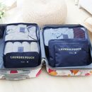 Organizador De Mala De Bagagem Viagem Kit 6 Necessaire Bolsa