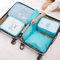Organizador De Mala De Bagagem Viagem Kit 6 Necessaire Bolsa