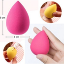 Kit 11 unidades Esponja Triangular Para Pó De Veludo Maquiagem