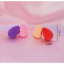 Kit 11 unidades Esponja Triangular Para Pó De Veludo Maquiagem