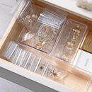 50 Pcs Saco De Jóias Transparente Anti Oxidação Brincos Colar Manual Saco De Armazenamento Portátil