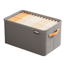 Caixas Organizadoras com Tampa Transparente – Oxford Reforçado 47×28×20cm