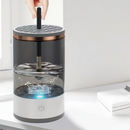 Limpador Automático De Pincéis De Maquiagem 3 em 1 – Lava, Seca e Armazena USB Recarregável