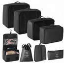 Kit Conjunto 8 Peças Organizador De Viagens Organizadoras Para Malas Bolsa