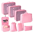 Kit Conjunto 8 Peças Organizador De Viagens Organizadoras Para Malas Bolsa