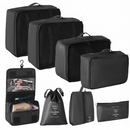 Kit Conjunto 8 Peças Organizador De Viagens Organizadoras Para Malas Bolsa
